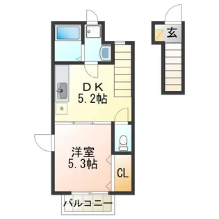 グリーンハイム【2階】の間取り