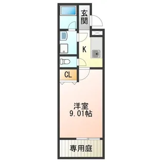 クローリスメゾンⅠ番館 【1階】の間取り