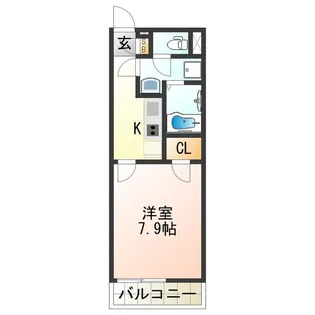 クレイノグランメゾン アオイ【2階】の間取り