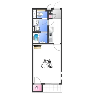 クレイノプルメリア【1階】の間取り
