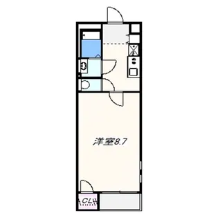 クレイノアペルト泉佐野Ⅰ【2階】の間取り