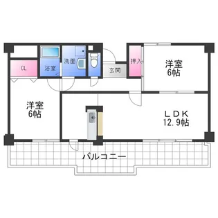 クレールI.K【2階】の間取り