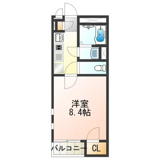 クレイノ吉見ノ里Ⅰ【1階】の間取り