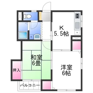 サントル【2階】の間取り