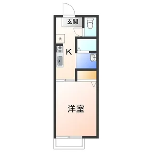 サテライト ハウスB【2階】の間取り