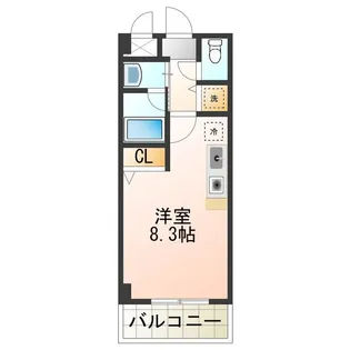 サンパティーりんくう【3階】の間取り