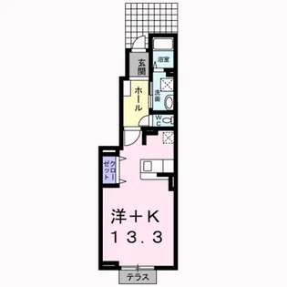 シーサイドナカノ【1階】の間取り