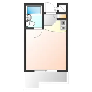 シャルマンフジ大体大【1階】の間取り