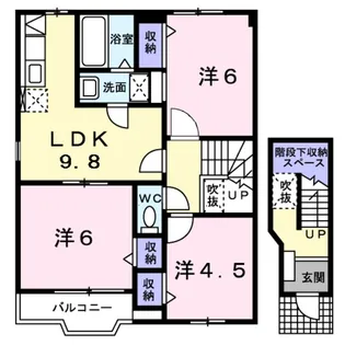 サンリット【2階】の間取り