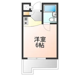 シャルマンフジ大体大【2階】の間取り