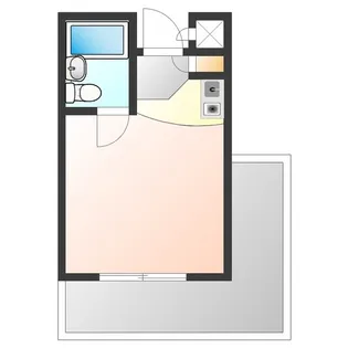 シャルマンフジ大体大【5階】の間取り
