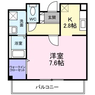 セント・プレイス【1階】の間取り