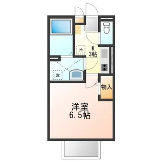 セジュールMARUGEN B棟【1階】の間取り