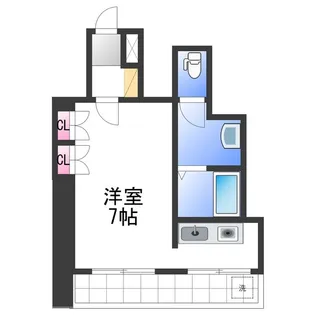 シルクルーム7番館【5階】の間取り