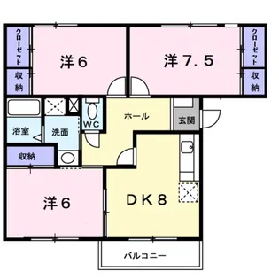 ネオライフ阪南【2階】の間取り