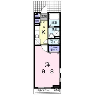 ハノン カンタービレ【1階】の間取り