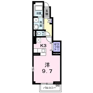 パステル【1階】の間取り