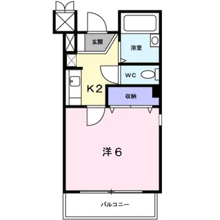 ドミール関空【3階】の間取り