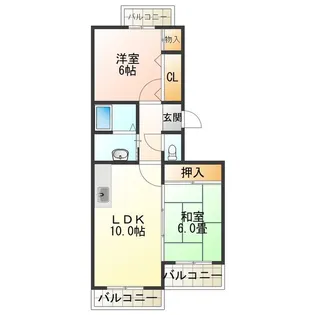 ハイム エミネンス【2階】の間取り
