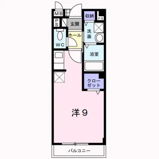 パークビサイド【2階】の間取り