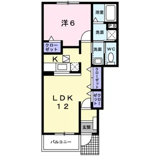 フォルシュM A棟【1階】の間取り