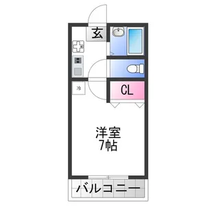 ハイツファニー【1階】の間取り