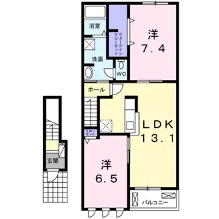 フォルシュ【2階】の間取り
