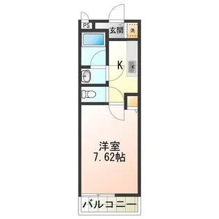 フジパレス日根野【2階】の間取り