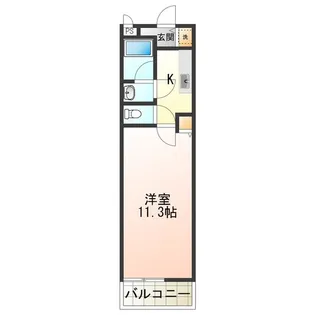 フジパレス忠岡A棟【2階】の間取り