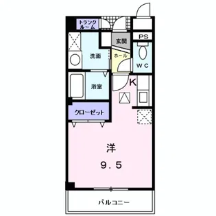 プチ・ソレール【1階】の間取り