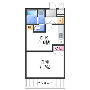 フジパレス ヒサホ【1階】の間取り