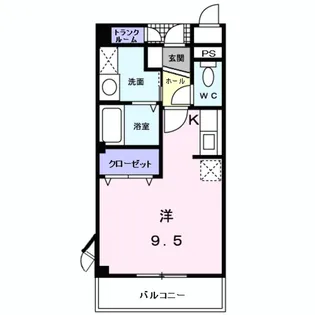 プチ・ソレール【2階】の間取り