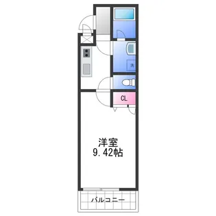 フジパレス中町【1階】の間取り