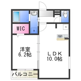 フジパレス泉大津Ⅲ番館【1階】の間取り