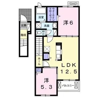 ブリザ Ⅱ【2階】の間取り