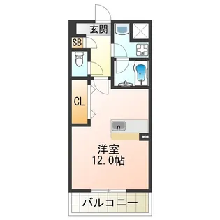 フランディルりんくう【1階】の間取り