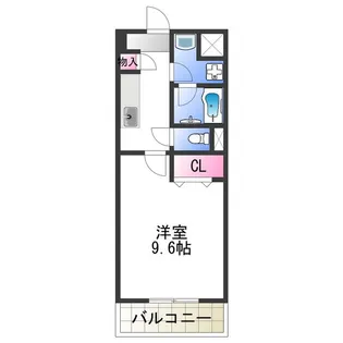 フランディルりんくう【2階】の間取り