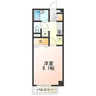 フローレスハタ【2階】の間取り