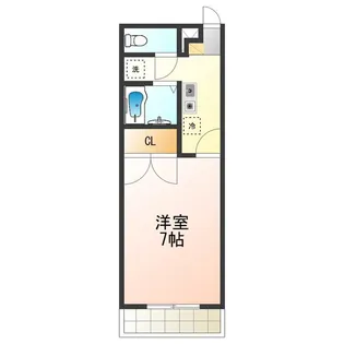 プレジールりんくう【1階】の間取り