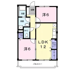 プレイスタウン【2階】の間取り