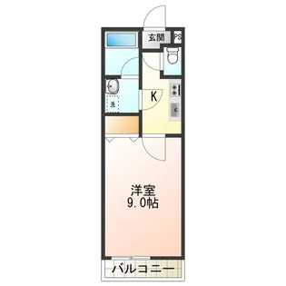 プリエ りんくう・B【2階】の間取り