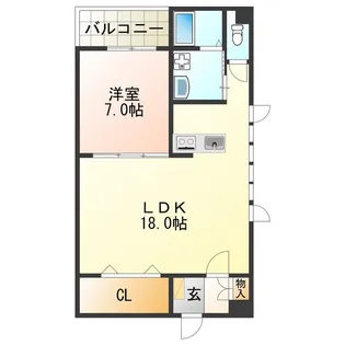 ポートサイドビル【4階】の間取り