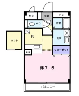 メゾン・エトワールⅡ【2階】の間取り