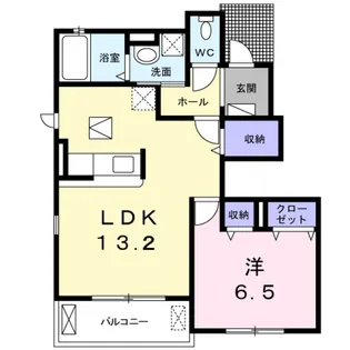 ルーチェ【1階】の間取り