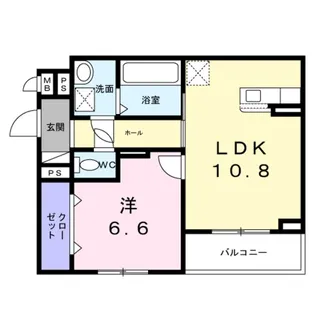 ルヴァンソレイユ【2階】の間取り