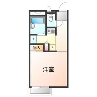 レオパレスdeMorrino【1階】の間取り