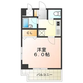 ル・ポール田中【4階】の間取り