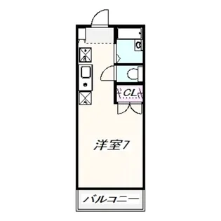 レオパレスセンナン【1階】の間取り