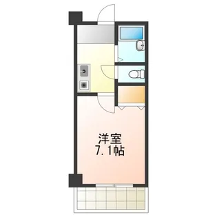中井マンション【6階】の間取り