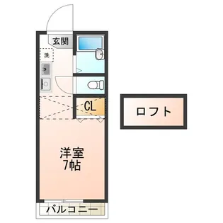 レオパレス泉佐野【1階】の間取り